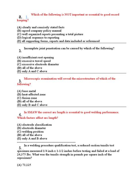 Does he work in a hospital. . Cwi exam questions and answers pdf